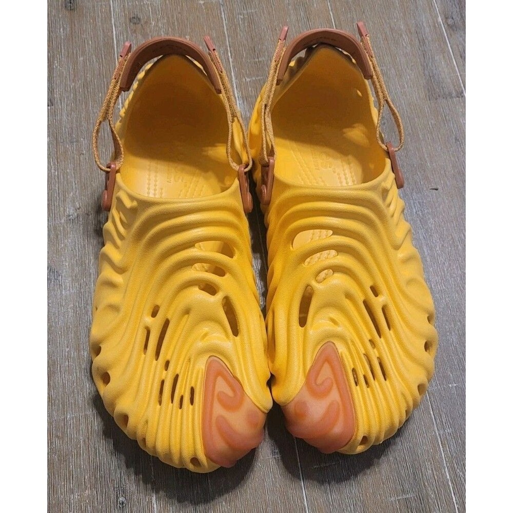 Salehe Bembury x Crocs Pollex Clog Cobbler Orange Sorbet 207393-837 Men's Sz 14